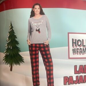 Ladies holiday Christmas #famjams pajama set